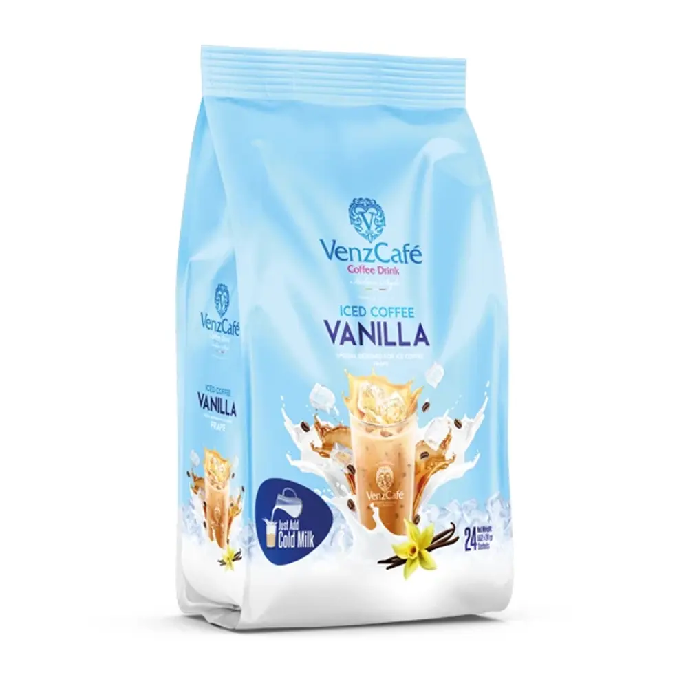 Vanilla coffee with vanilla flavor